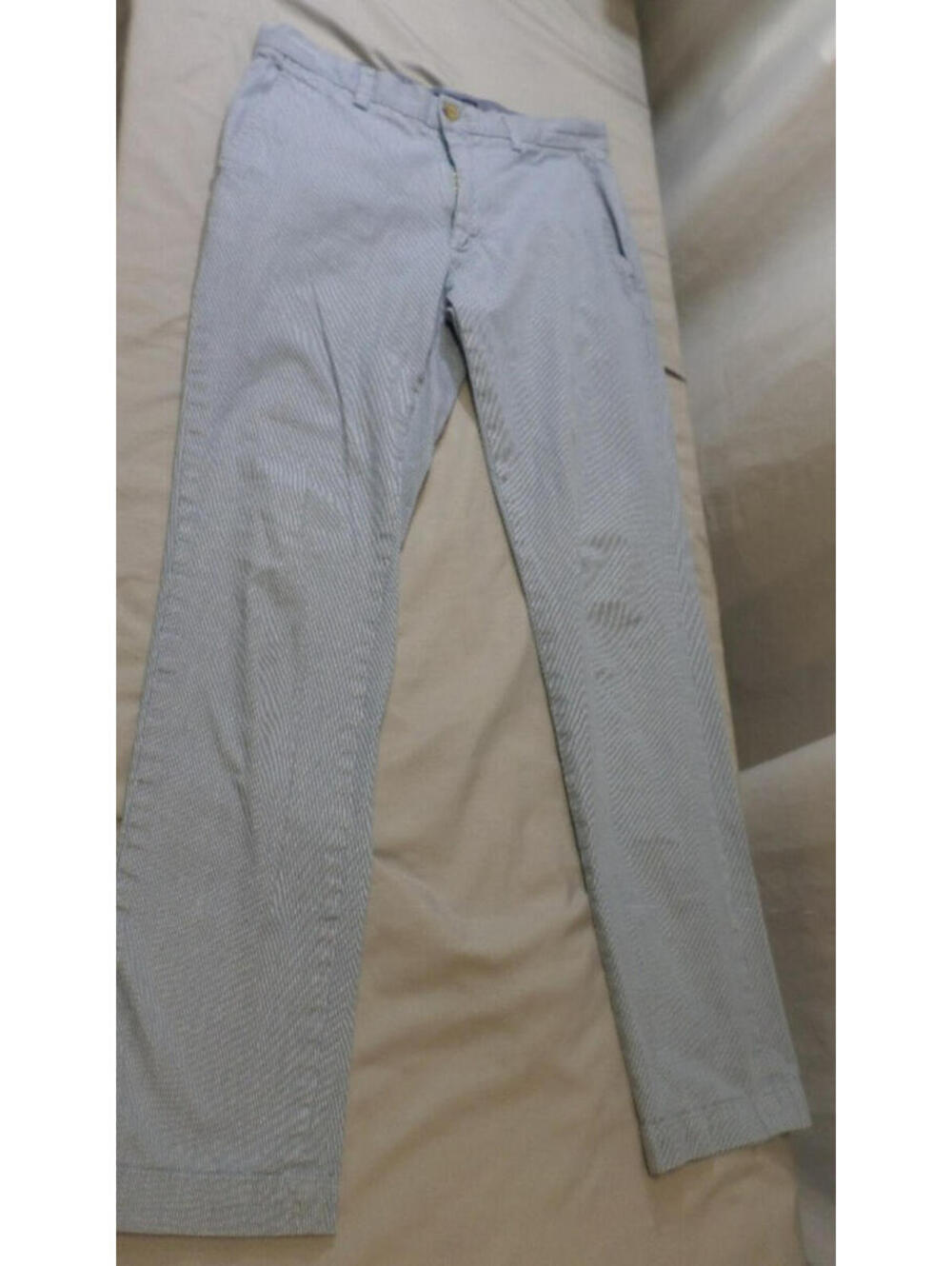 EUC DESIGNER BANANA REPUBLIC AIDEN CHINO CASUAL DRESS WORK BLUE PANTS 29x32